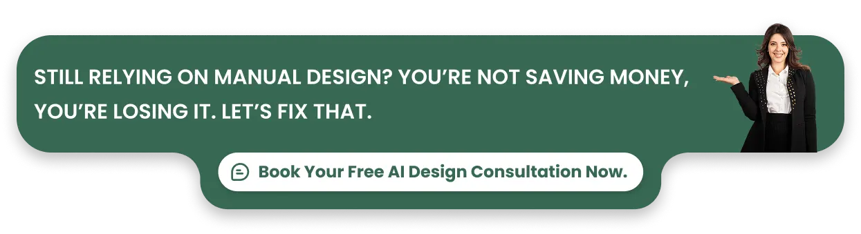 Still relying on manual design_ You’re not saving money, you’re losing it. Let’s fix that.