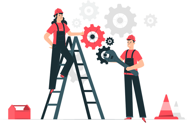 Maintenance page banner