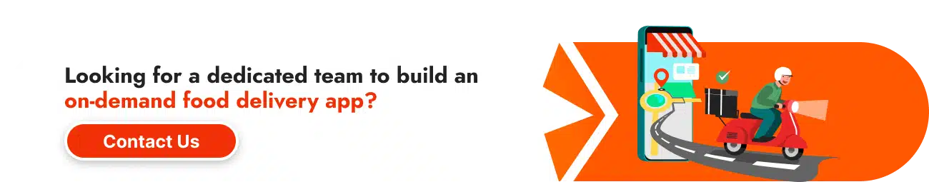 Looking for a dedicated team to build an on-demand food delivery app_