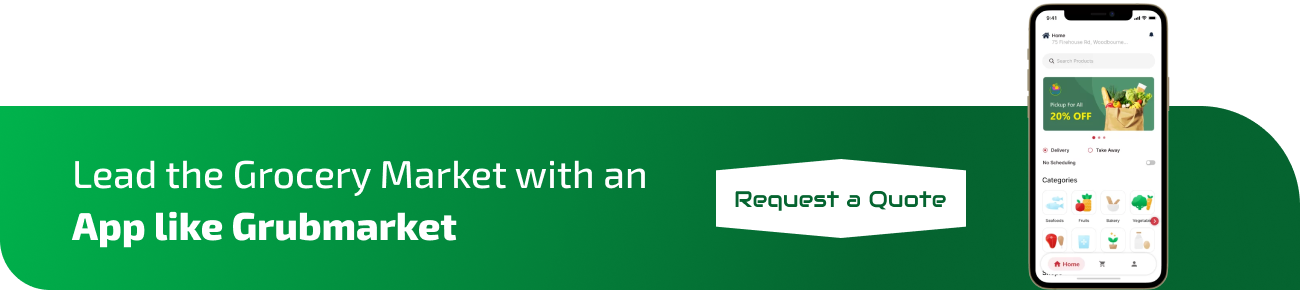 Lead the Grocery Market with an App like Grubmarket