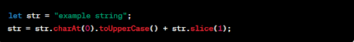 toUpperCase