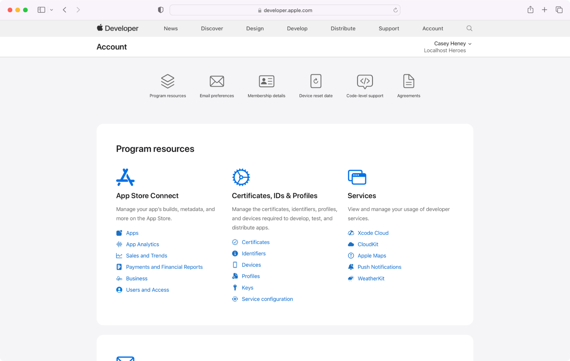 Make an Apple App Developer Account