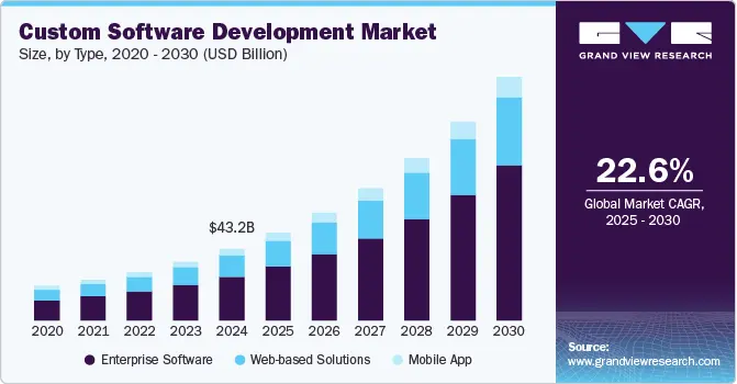 custom software development market report