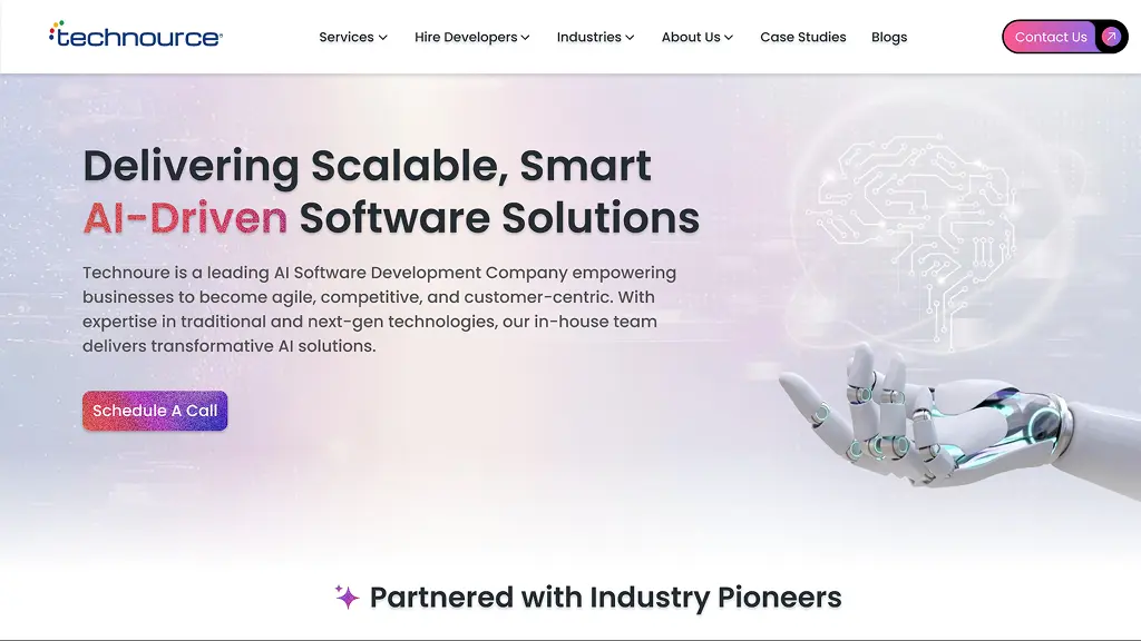 Image showing Technource Home Page