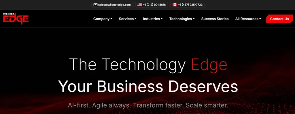 Image showing Wildnet Edge Home Page