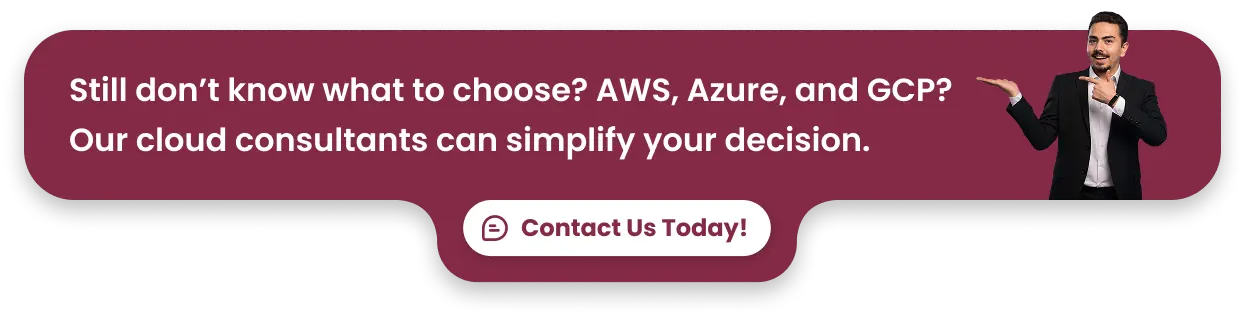 Still don’t know what to choose_ AWS, Azure, and GCP_ Our cloud consultants can simplify your decision.