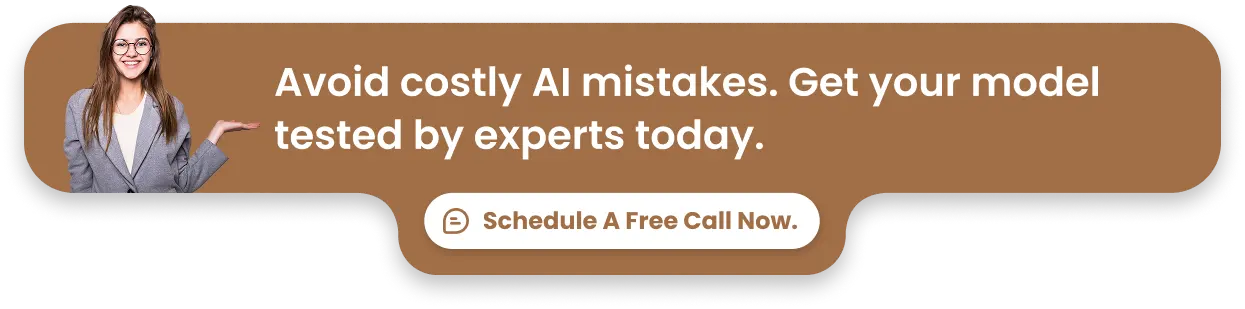 Avoid costly AI mistakes. Get your model tested by experts today.