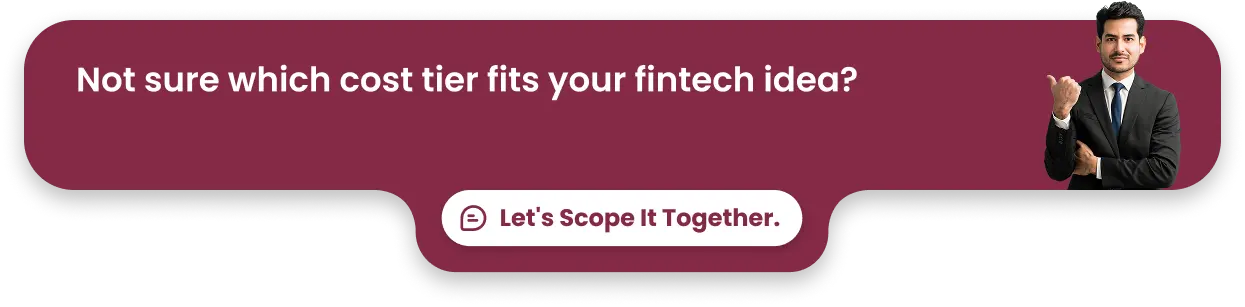 Not sure which cost tier fits your fintech idea_